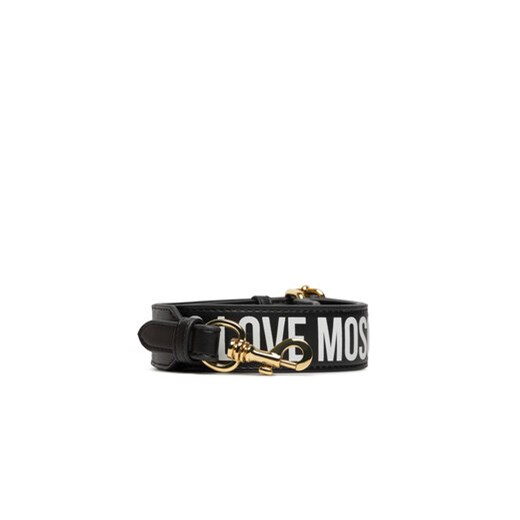 LOVE MOSCHINO Wymienny pasek do torebki JC6404PP1LLV100A Czarny ze sklepu MODIVO w kategorii Paski damskie - zdjęcie 176976502