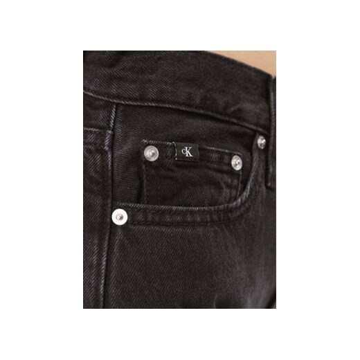 Calvin Klein Jeans Jeansy Authentic J20J221759 Czarny Straight Fit 25_32 MODIVO