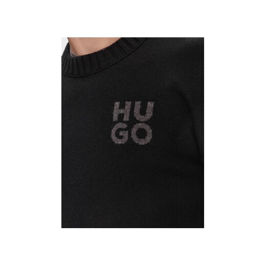 Hugo Sweter San Cassio-L 50500015 Czarny Regular Fit XL MODIVO