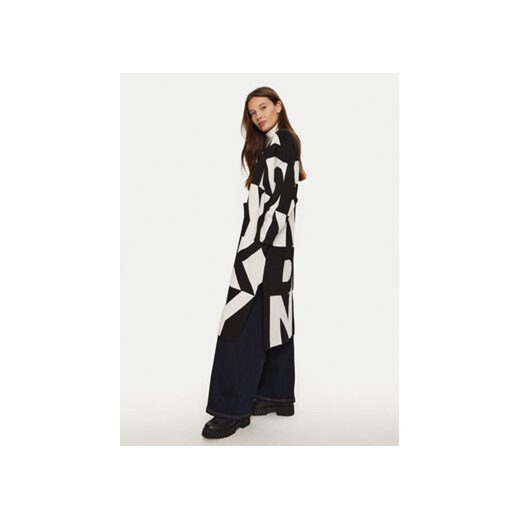 DKNY Kardigan P4MXAQ64 Czarny Relaxed Fit M_L MODIVO