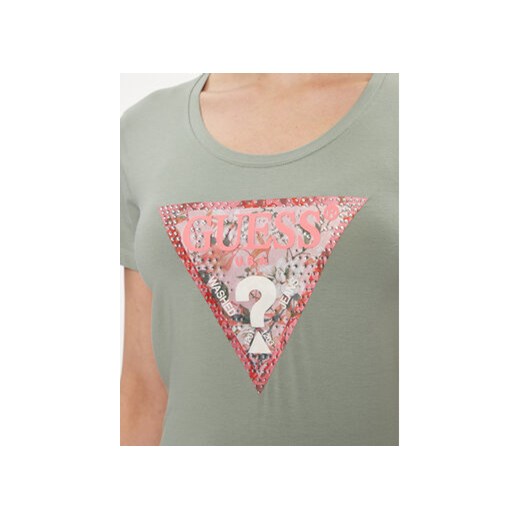 Guess T-Shirt W4GI21 J1314 Niebieski Slim Fit Guess M MODIVO