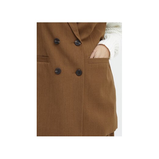 Fransa Kamizelka 20611848 Brązowy Regular Fit 38 MODIVO