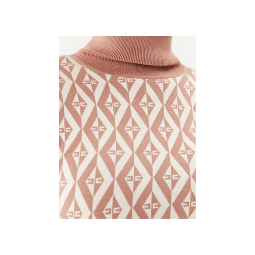 Elisabetta Franchi Sukienka dzianinowa AM-98B-36E2-V340 Kolorowy Slim Fit Elisabetta Franchi 46 MODIVO