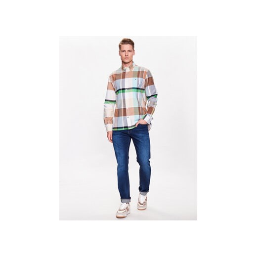 Tommy Hilfiger Koszula Oxford Tartan MW0MW30667 Kolorowy Regular Fit Tommy Hilfiger S MODIVO