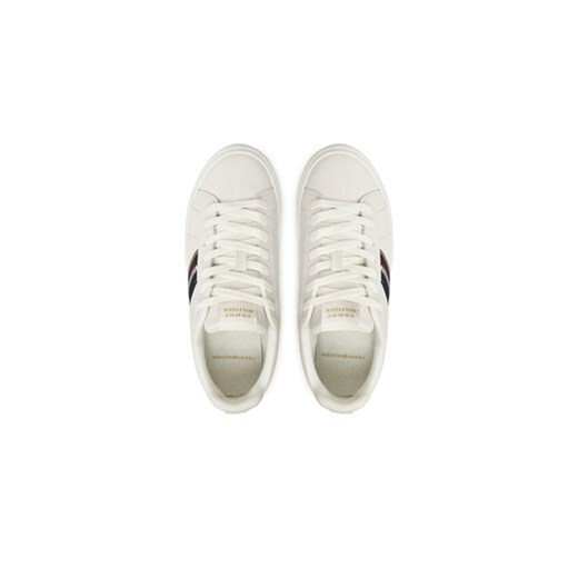 Tommy Hilfiger Sneakersy Icon Court Sneakers Stripes FW0FW08110 Biały Tommy Hilfiger 39 MODIVO