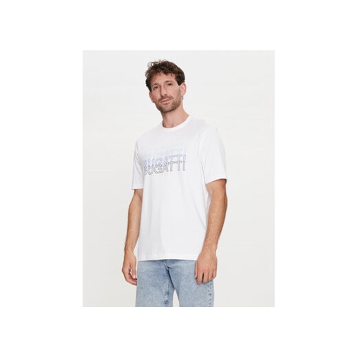 Bugatti T-Shirt 8350 55042A Biały Modern Fit Bugatti L MODIVO