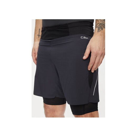 CMP Szorty sportowe 32C6747 Szary Regular Fit 48 MODIVO