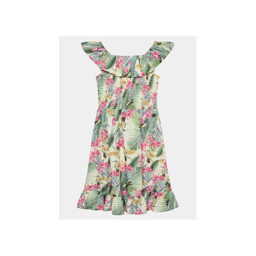 Guess Sukienka codzienna J4GK15 WG5S2 Zielony Regular Fit Guess 8Y MODIVO