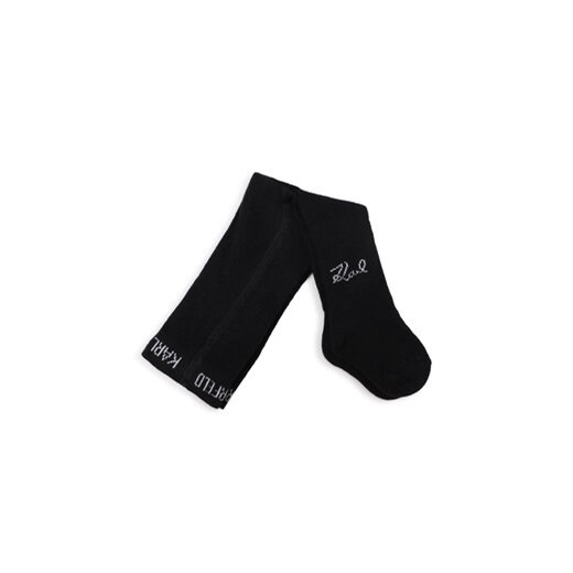 Karl Lagerfeld Kids Rajstopy Dziecięce Z90057 Czarny 17 MODIVO