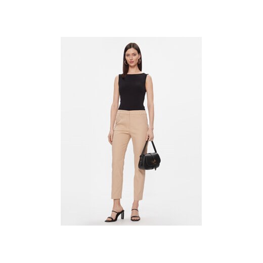 Weekend Max Mara Spodnie materiałowe Vite 2415131031 Beżowy Regular Fit 38 MODIVO