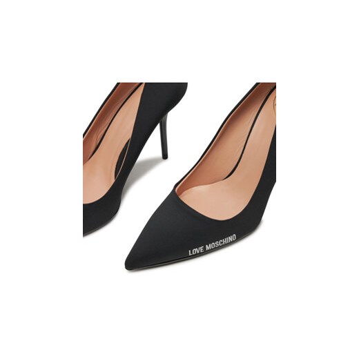 LOVE MOSCHINO Szpilki JA10089G1LIM0000 Czarny Love Moschino 38 MODIVO