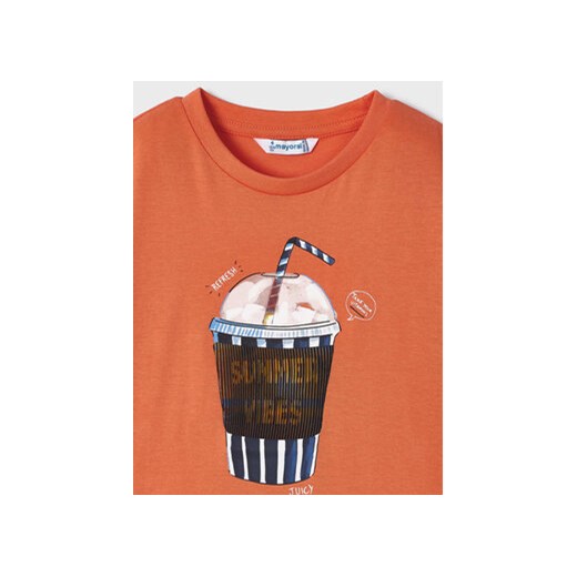 Mayoral T-Shirt 3014 Pomarańczowy Regular Fit Mayoral 3Y MODIVO