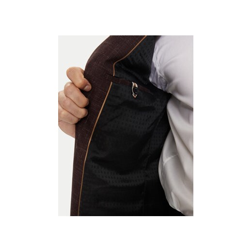 Boss Marynarka H-Hutson-224 50521645 Bordowy Slim Fit 56 MODIVO