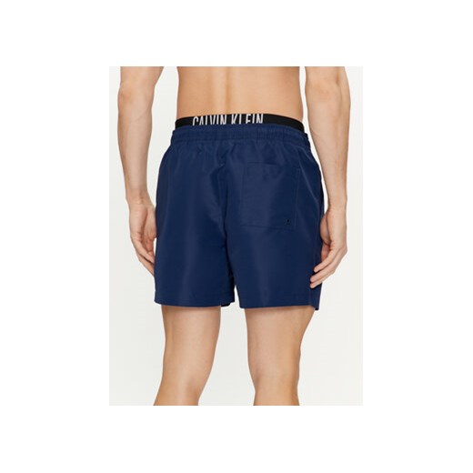 Calvin Klein Swimwear Szorty kąpielowe KM0KM00992 Granatowy Regular Fit S MODIVO