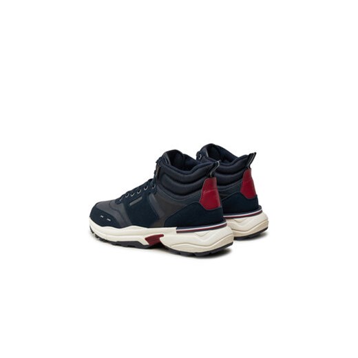 Tommy Hilfiger Sneakersy M Runner Cordura Hi Lth Mix FM0FM05222 Granatowy Tommy Hilfiger 42 MODIVO