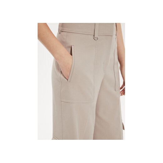 Boss Spodnie materiałowe Teneria 50512874 Écru Straight Fit 44 MODIVO