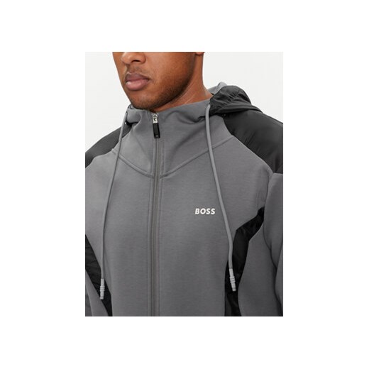 Boss Bluza Saggon 50504895 Szary Relaxed Fit S MODIVO