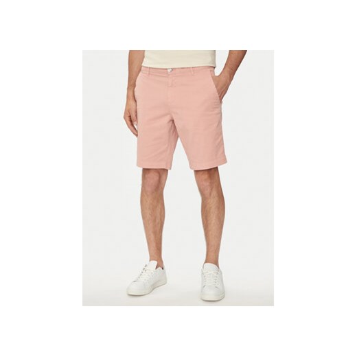 Boss Szorty materiałowe Slice-Short 50512524 Różowy Slim Fit ze sklepu MODIVO w kategorii Spodenki męskie - zdjęcie 176992042