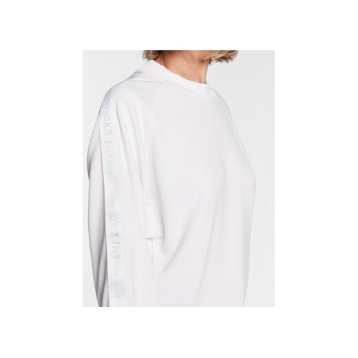 Armani Exchange Bluza 3RYM72 YJCSZ 1000 Biały Relaxed Fit Armani Exchange S MODIVO