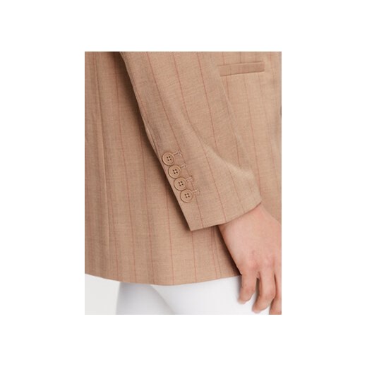 DKNY Marynarka P3BCUO60 Beżowy Regular Fit XS MODIVO