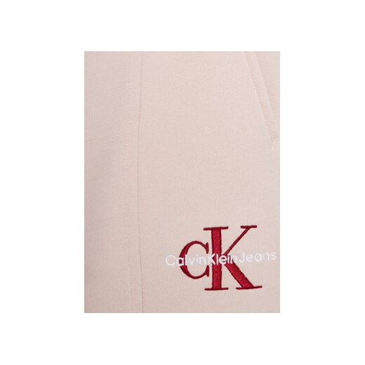 Calvin Klein Jeans Spodnie dresowe Monogram IG0IG02448 Różowy Relaxed Fit 16Y MODIVO