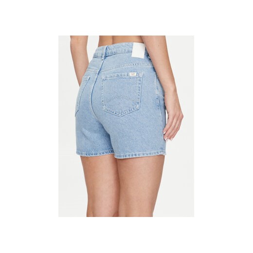 Mustang Szorty jeansowe Charlotte 1015220 Niebieski Comfort Fit Mustang 29 MODIVO