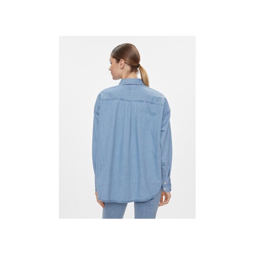 Tommy Jeans Koszula jeansowa DW0DW17355 Niebieski Oversize Tommy Jeans M MODIVO