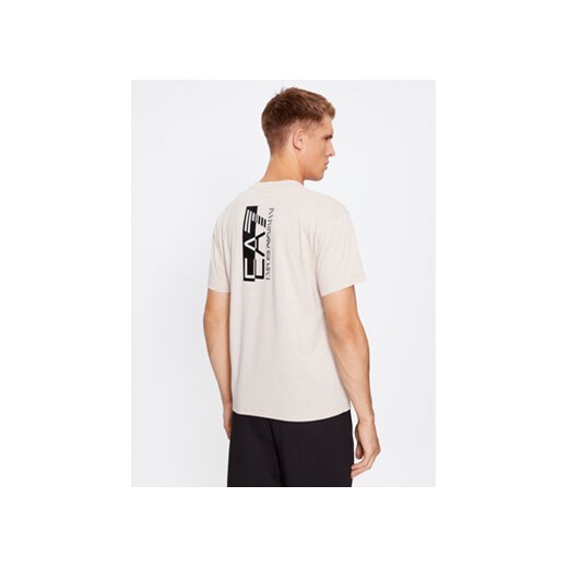 EA7 Emporio Armani T-Shirt 6RPT01 PJNVZ 1716 Beżowy Regular Fit XL MODIVO
