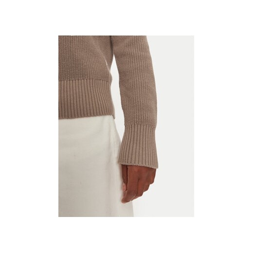 Guess Sweter W4BR08 Z3HM1 Beżowy Regular Fit Guess M MODIVO
