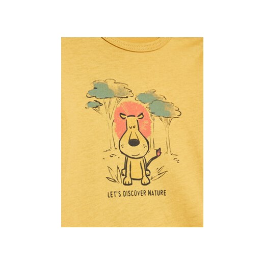 United Colors Of Benetton T-Shirt 3I1XA102V Żółty Regular Fit United Colors Of Benetton 62 MODIVO
