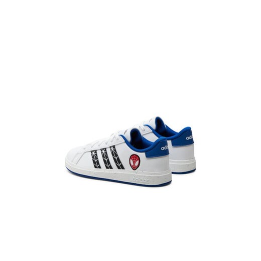 adidas Sneakersy Marvel's Spider-Man Grand Court Kids ID8025 Biały 39_13 MODIVO