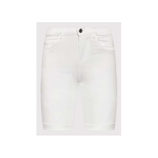ONLY Szorty jeansowe Rain 15176847 Biały Slim Fit XS MODIVO