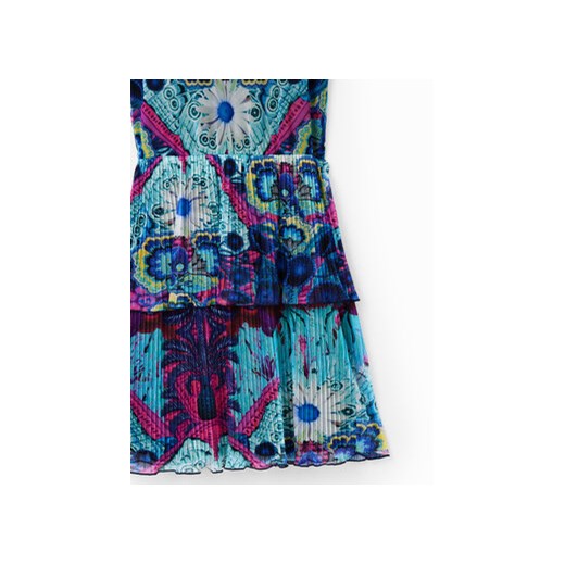 Desigual Sukienka codzienna 23SGVK19 Niebieski Regular Fit Desigual 11_12Y MODIVO