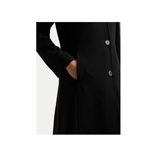 Lauren Ralph Lauren Płaszcz przejściowy 297951273001 Czarny Straight Fit M MODIVO