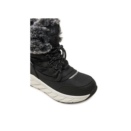 Leaf Śniegowce Solna LSOLN201Q Czarny Leaf 38 MODIVO