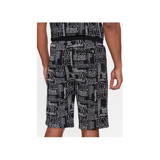 KARL LAGERFELD Szorty sportowe 705061 541900 Czarny Regular Fit Karl Lagerfeld S MODIVO