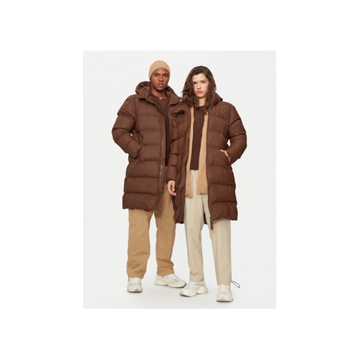 Rains Kurtka puchowa 15130 Brązowy Regular Fit Rains M MODIVO