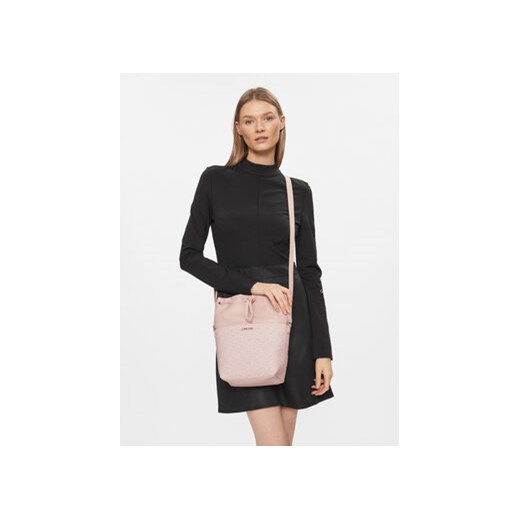 Calvin Klein Torebka Must Bucket Bag Sm Mono K60K609390 Różowy Calvin Klein uniwersalny MODIVO