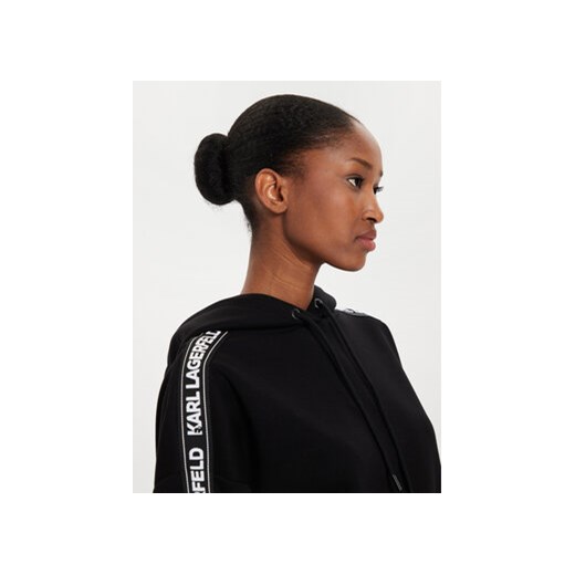 KARL LAGERFELD Bluza 245W1801 Czarny Regular Fit Karl Lagerfeld M MODIVO