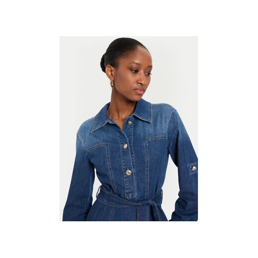 Marella Sukienka jeansowa Ada 2423226014 Granatowy Regular Fit Marella 40 MODIVO