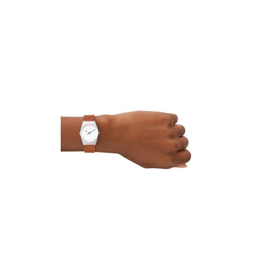 Skagen Zegarek SKW3086 Srebrny Skagen uniwersalny MODIVO