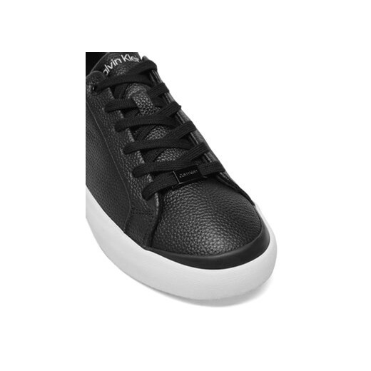 Calvin Klein Sneakersy Vulc Lace Up Lth HW0HW02214 Czarny Calvin Klein 36 MODIVO
