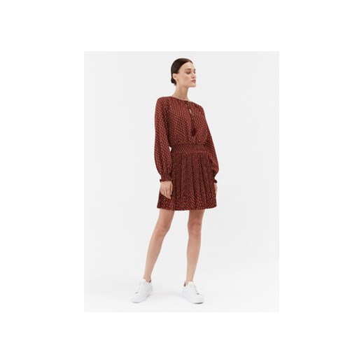 Pepe Jeans Sukienka codzienna Katri PL953422 Brązowy Regular Fit Pepe Jeans M MODIVO