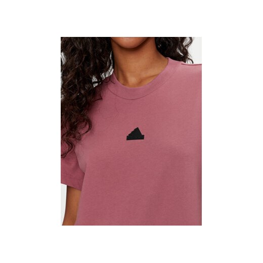 adidas T-Shirt Future Icons 3-Stripes IW5261 Różowy Regular Fit M MODIVO