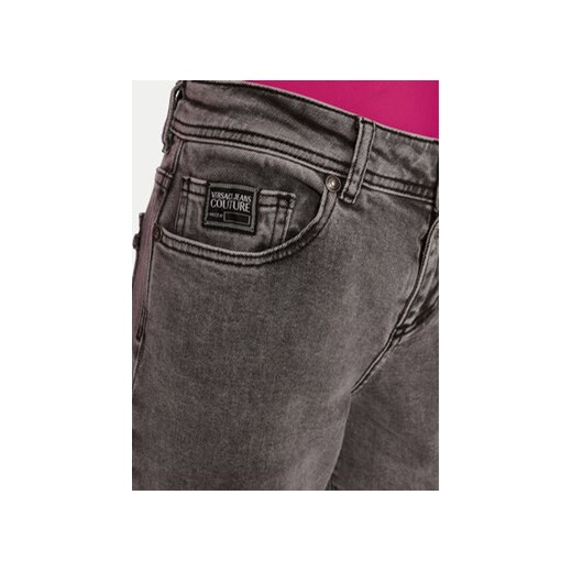 Versace Jeans Couture Jeansy 77HAB506 CDW27 Czarny Wide Leg 30 MODIVO