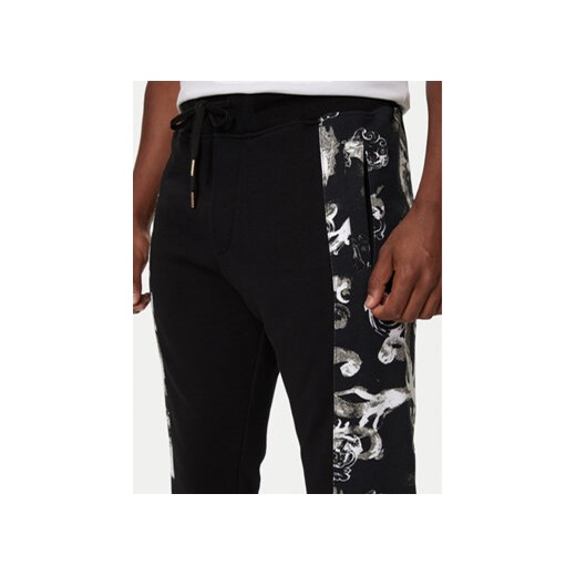 Versace Jeans Couture Spodnie dresowe 76GAA3C0 Czarny Regular Fit M MODIVO