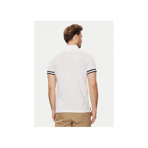 Tommy Hilfiger Polo Monotype MW0MW34737 Biały Slim Fit Tommy Hilfiger XXXL MODIVO
