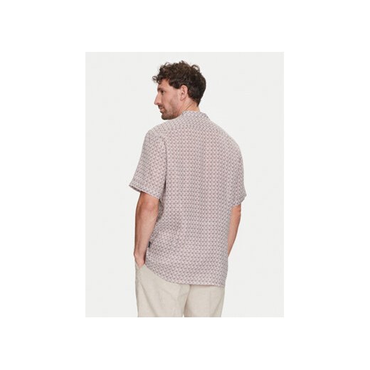 Bugatti Koszula 9253 58901A Beżowy Slim Fit Bugatti XL MODIVO