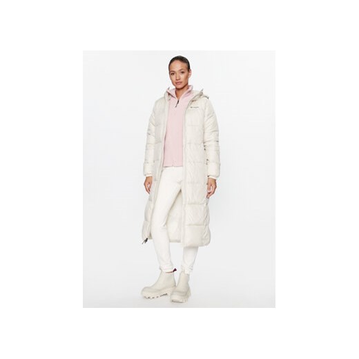 Columbia Kurtka puchowa Puffect™ Long Jacket Brązowy Regular Fit Columbia M MODIVO