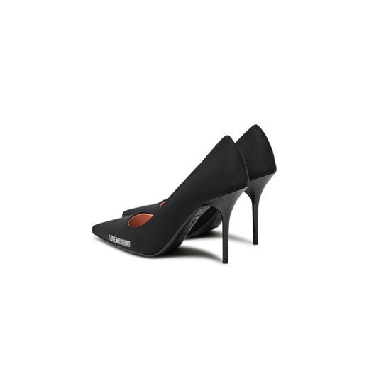 LOVE MOSCHINO Szpilki JA10089G1LIM0000 Czarny Love Moschino 38 MODIVO